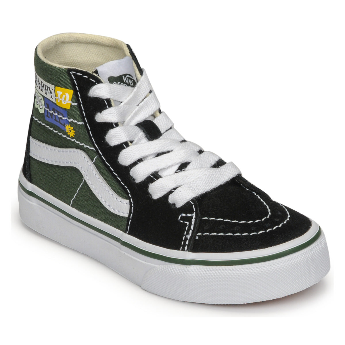 Scarpe bambini ragazza Vans  UY SK8-HI TAPERED VR3  Nero