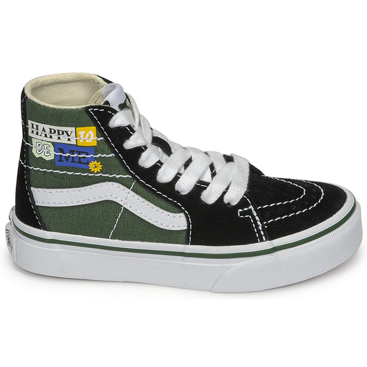 Scarpe bambini ragazza Vans  UY SK8-HI TAPERED VR3  Nero