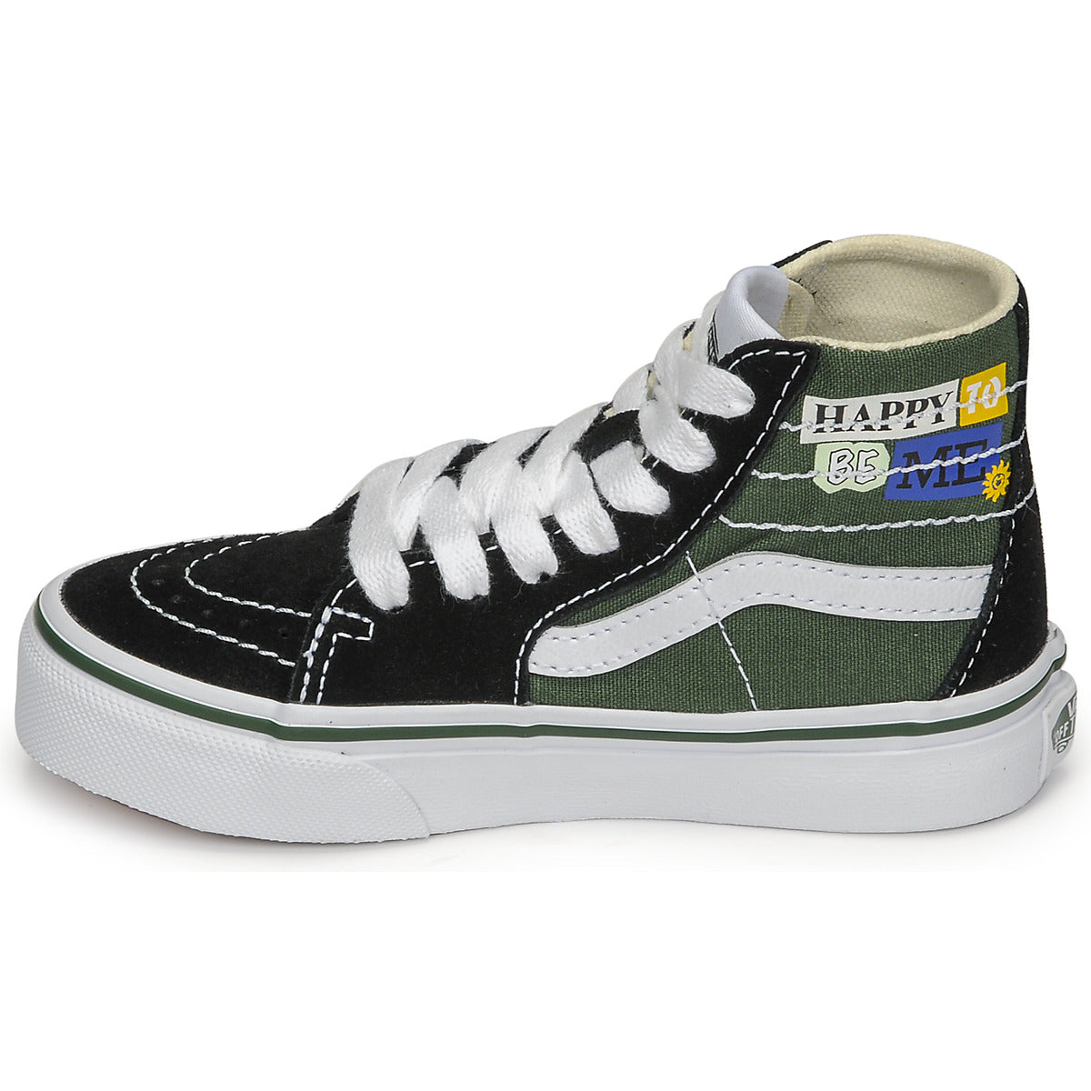 Scarpe bambini ragazza Vans  UY SK8-HI TAPERED VR3  Nero