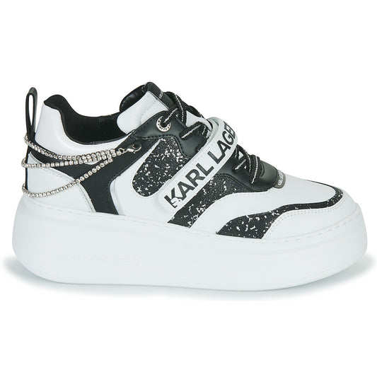 Sneakers basse Donna Karl Lagerfeld  ANAKAPRI Krystal Strap Lo Lace  Bianco