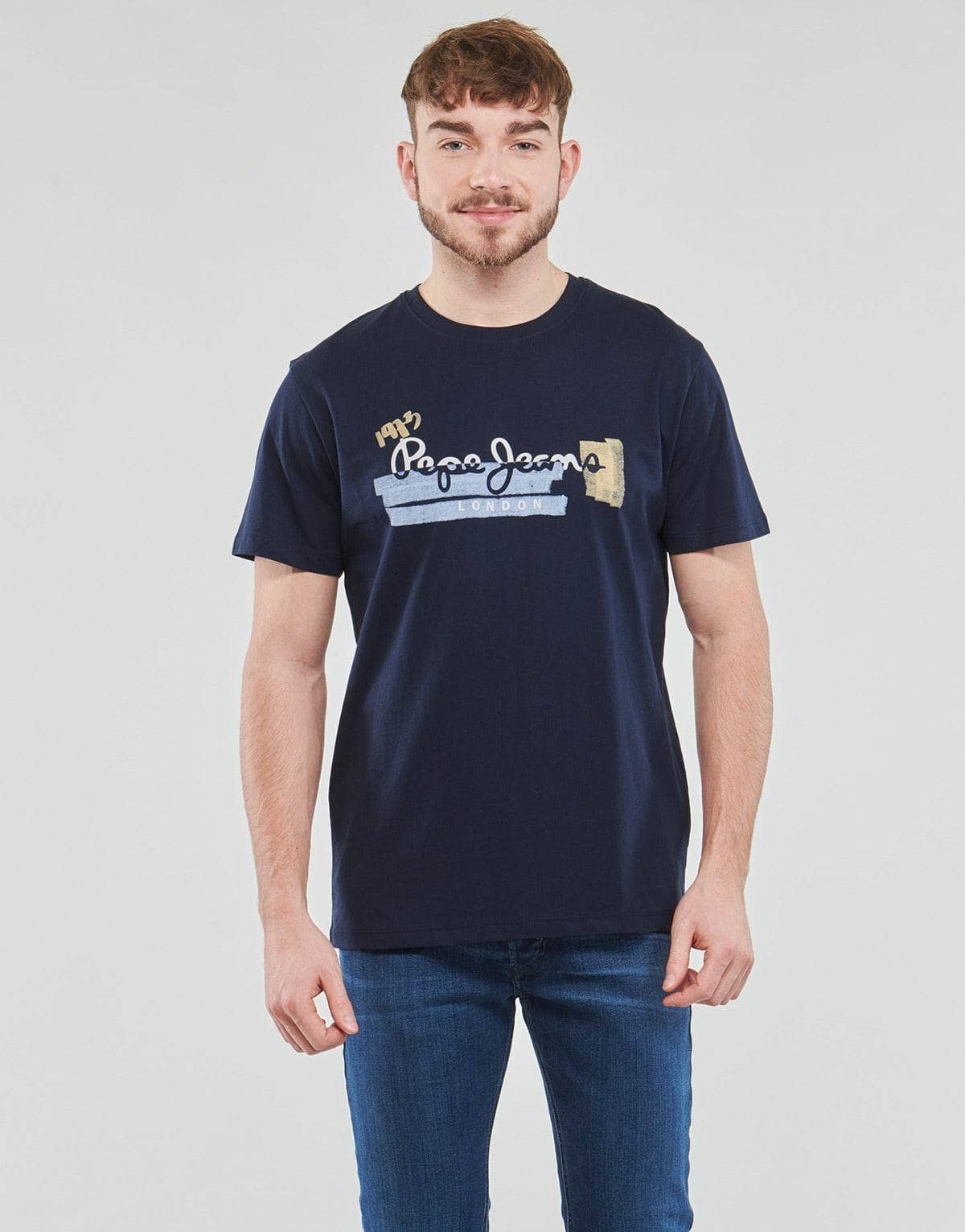 T-shirt Uomo Pepe jeans  RAFA  Marine