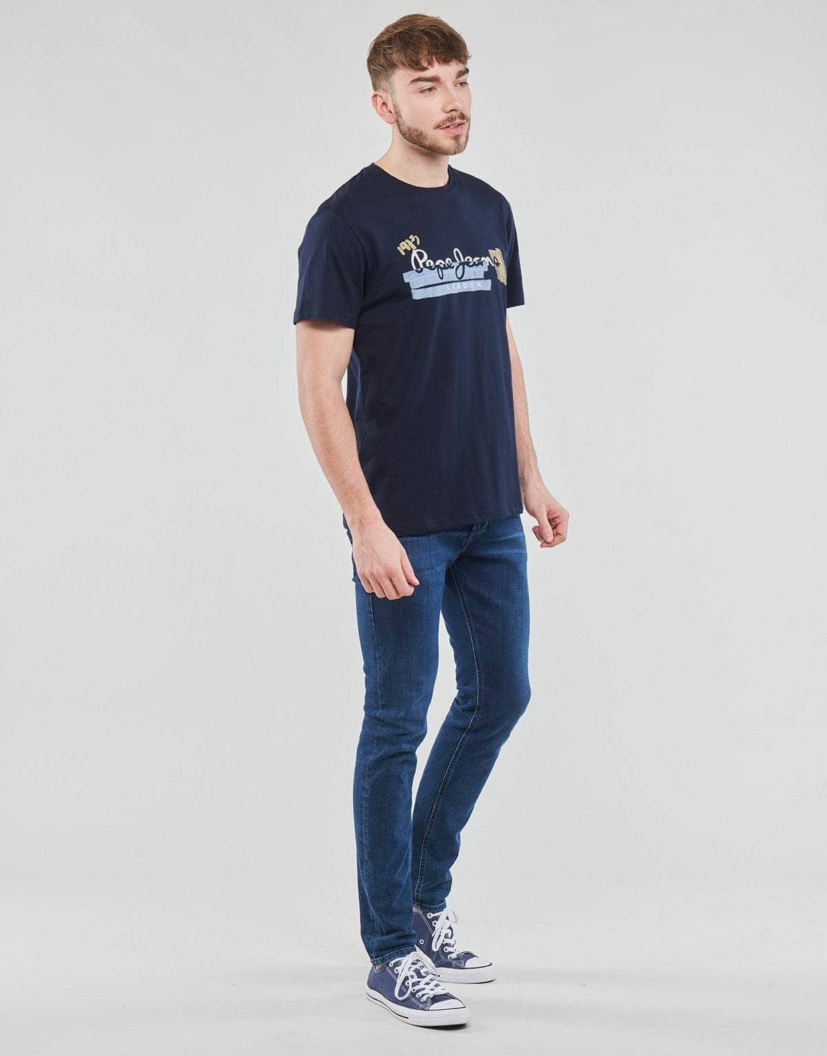 T-shirt Uomo Pepe jeans  RAFA  Marine