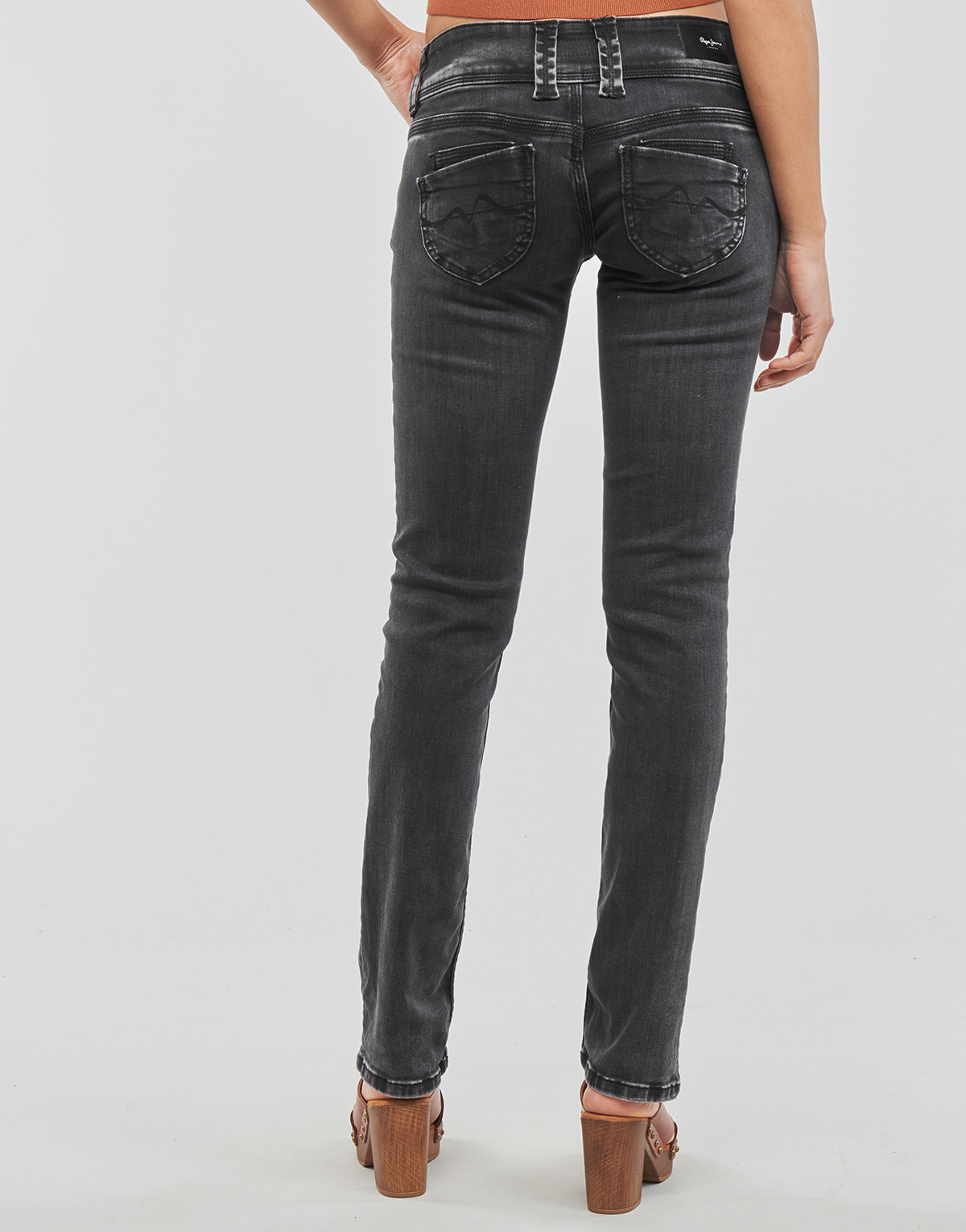 Jeans Donna Pepe jeans  VENUS  Nero