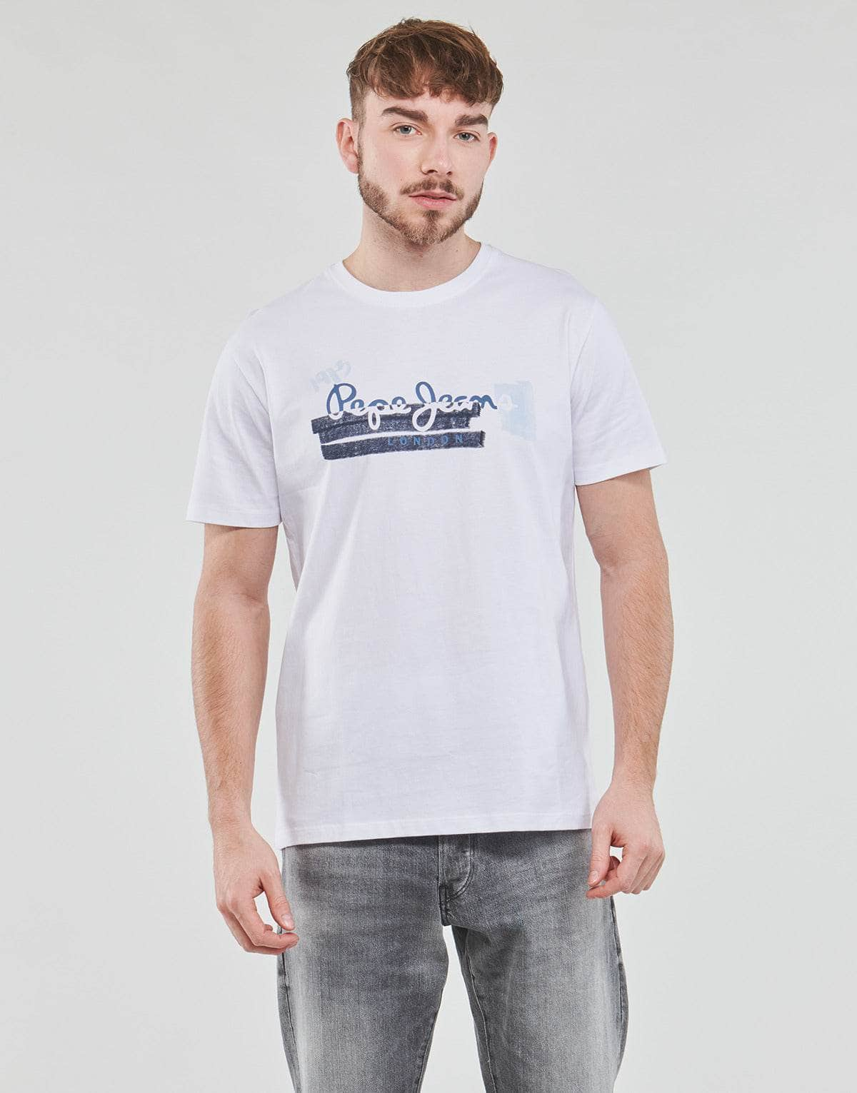 T-shirt Uomo Pepe jeans  RAFA  Bianco