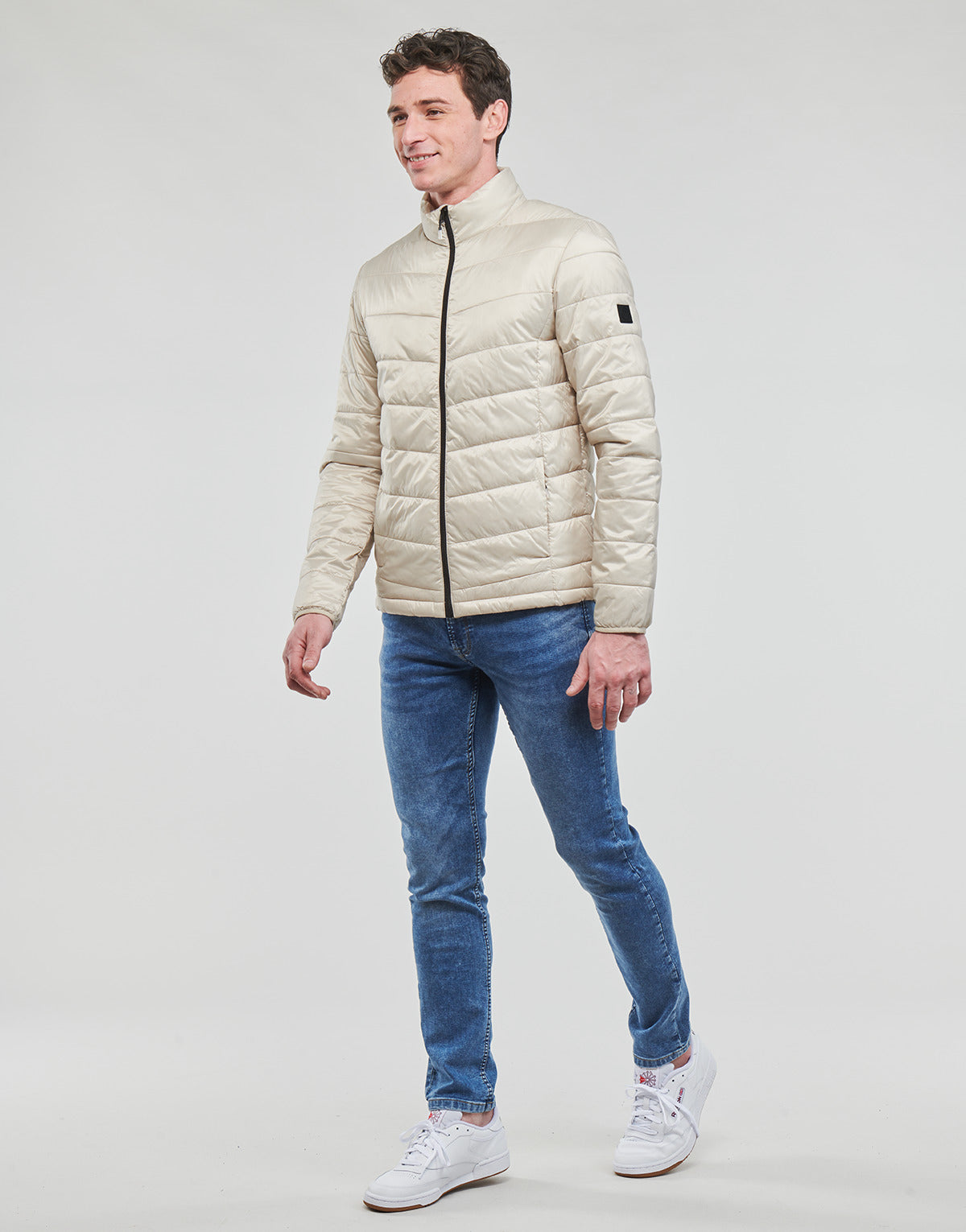 Piumino Uomo Only & Sons   ONSCARVEN QUILTED PUFFER  Bianco