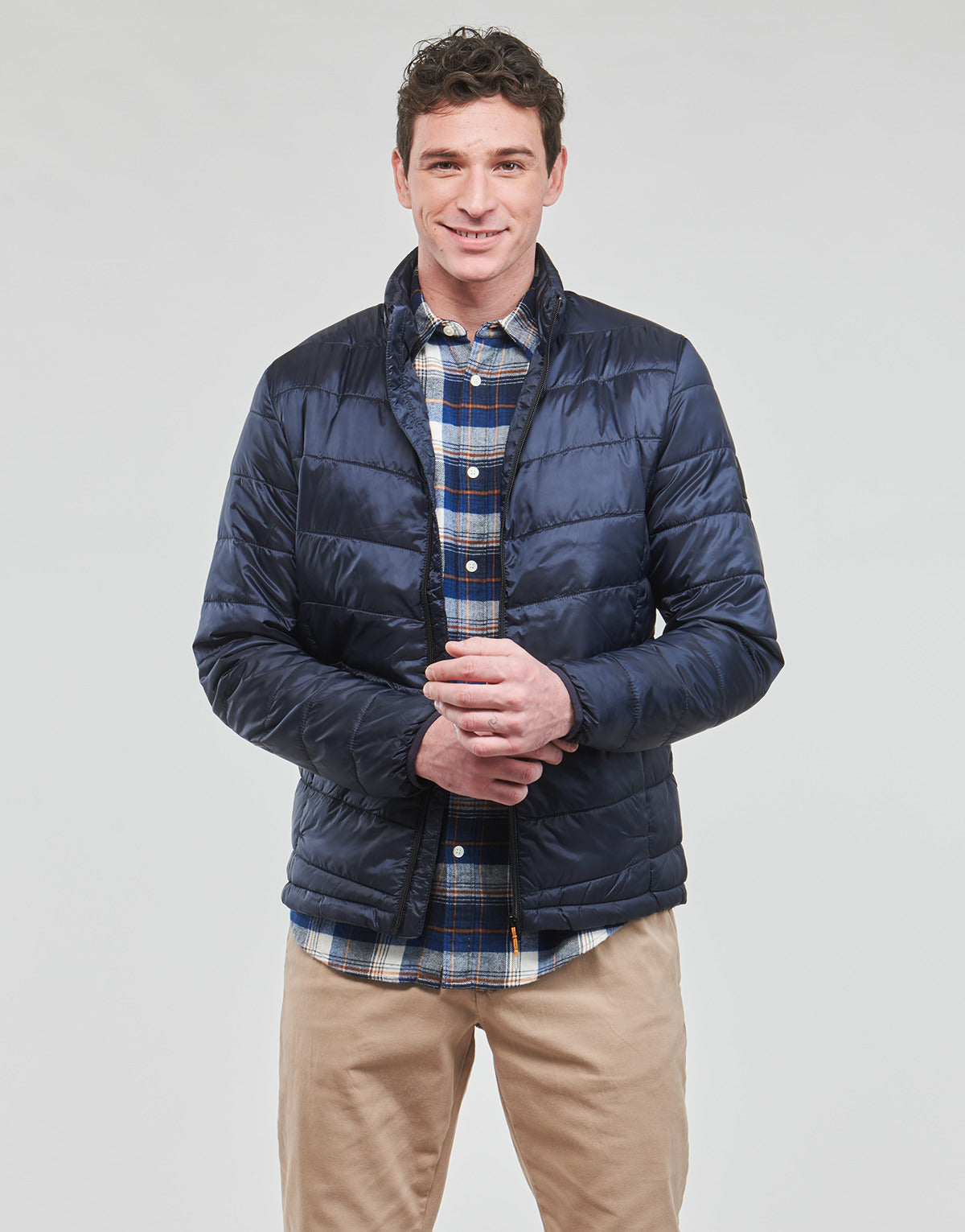 Piumino Uomo Only & Sons   ONSCARVEN QUILTED PUFFER  Marine