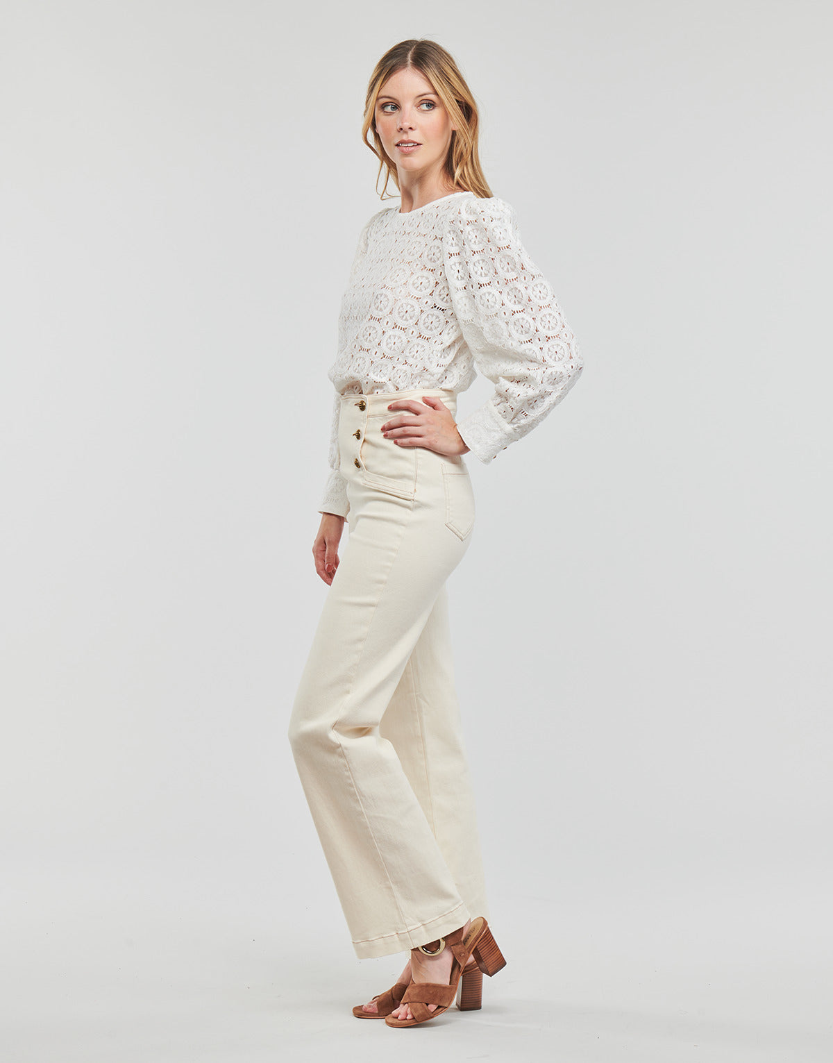 Pantalone Donna Betty London  JEANNE  Beige