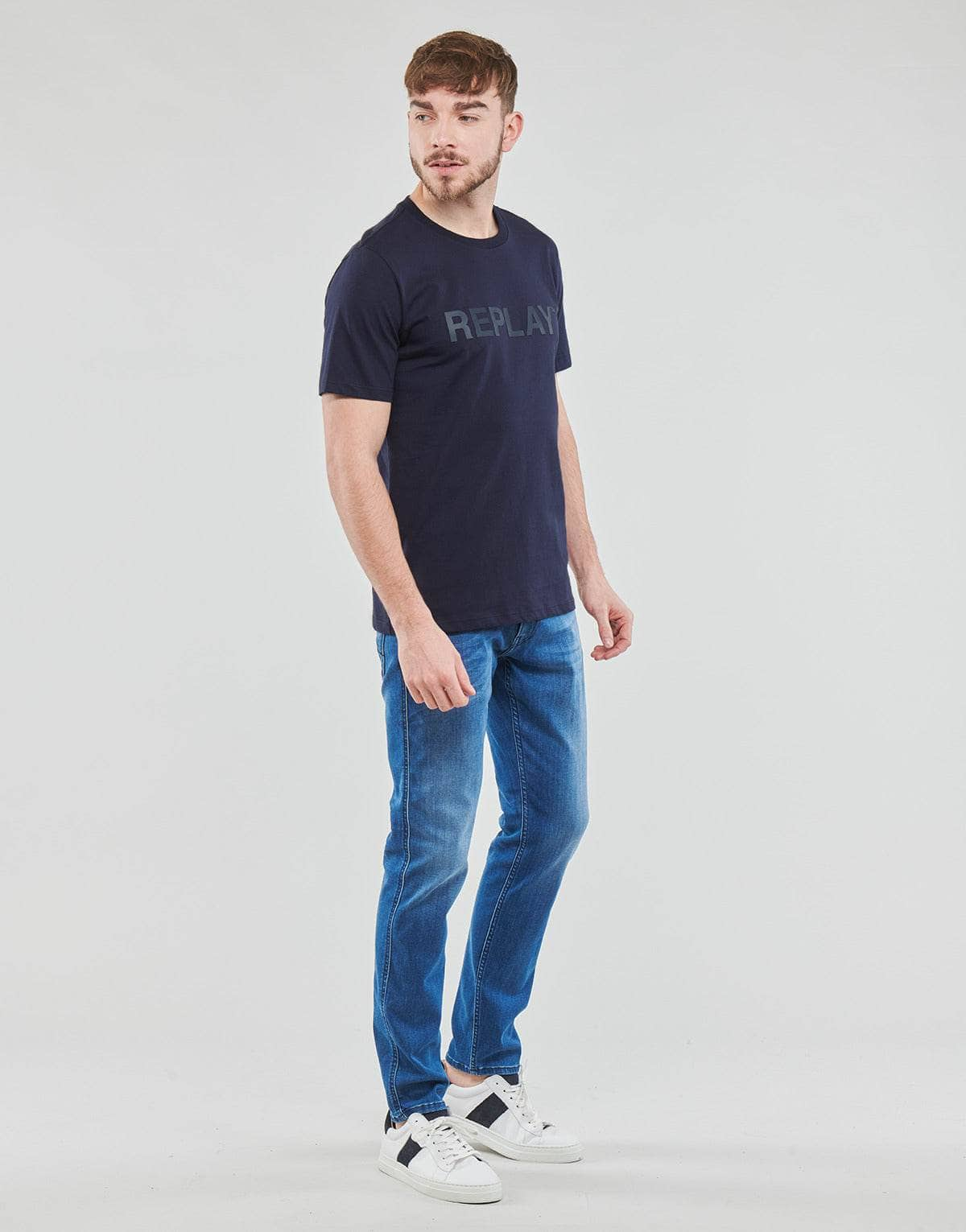 T-shirt Uomo Replay  M6462  Marine