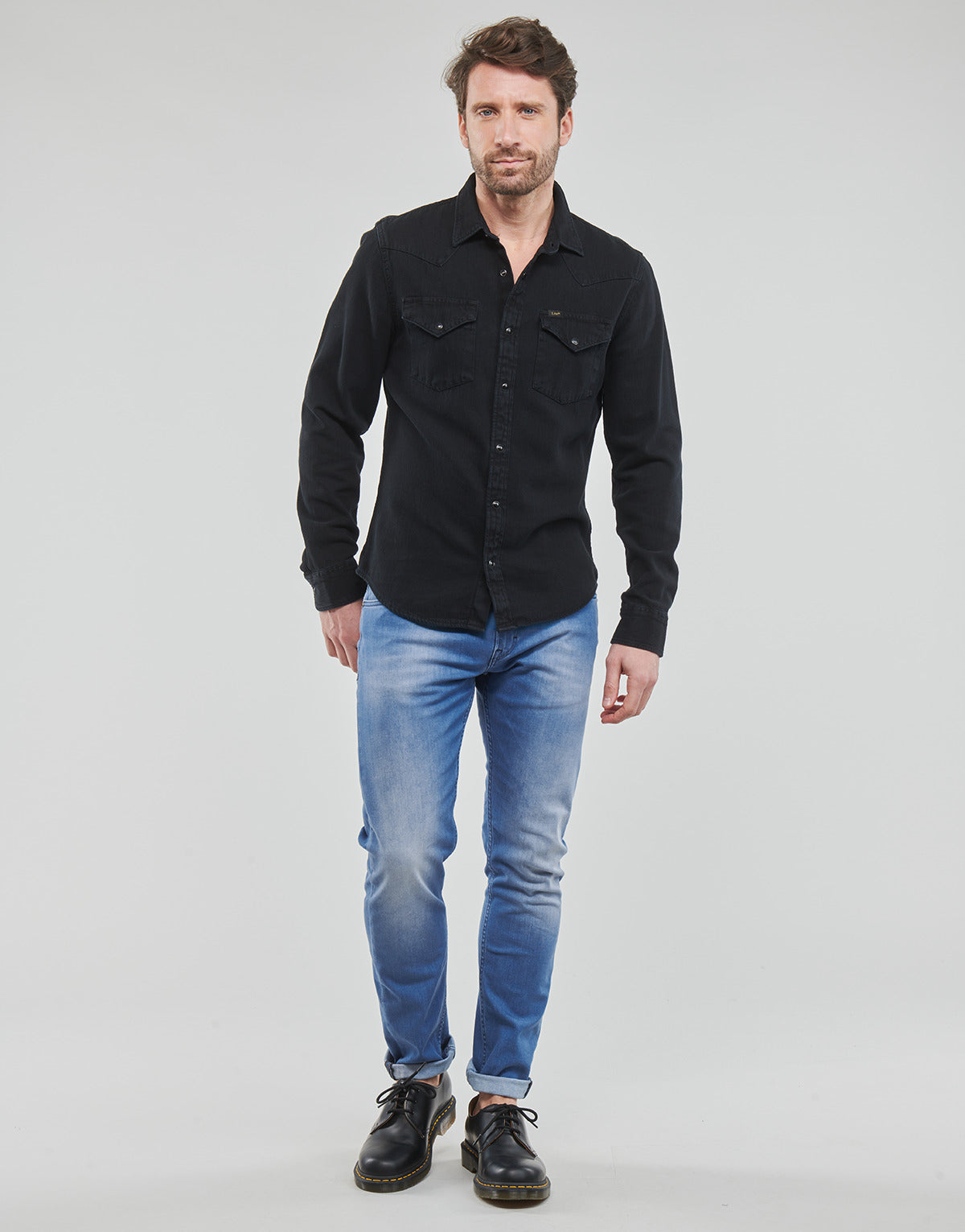 Jeans Tapered Uomo Replay  MICKY M  Blu