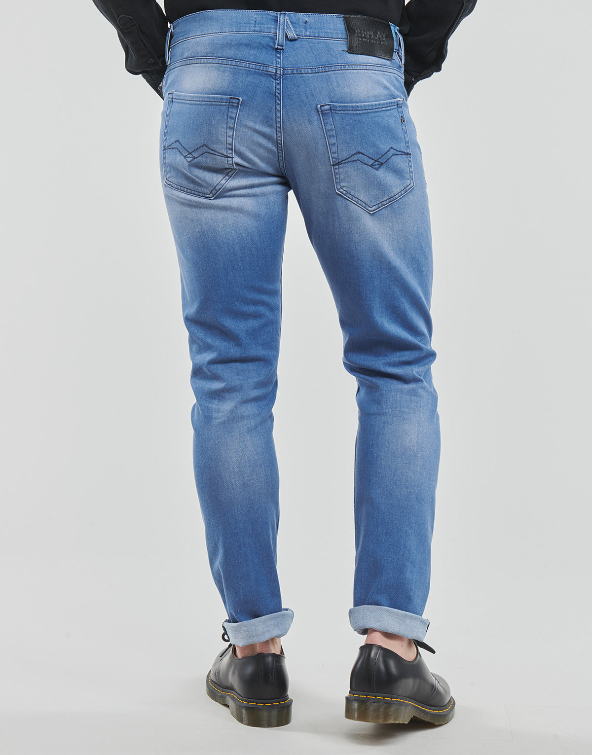 Jeans Tapered Uomo Replay  MICKY M  Blu