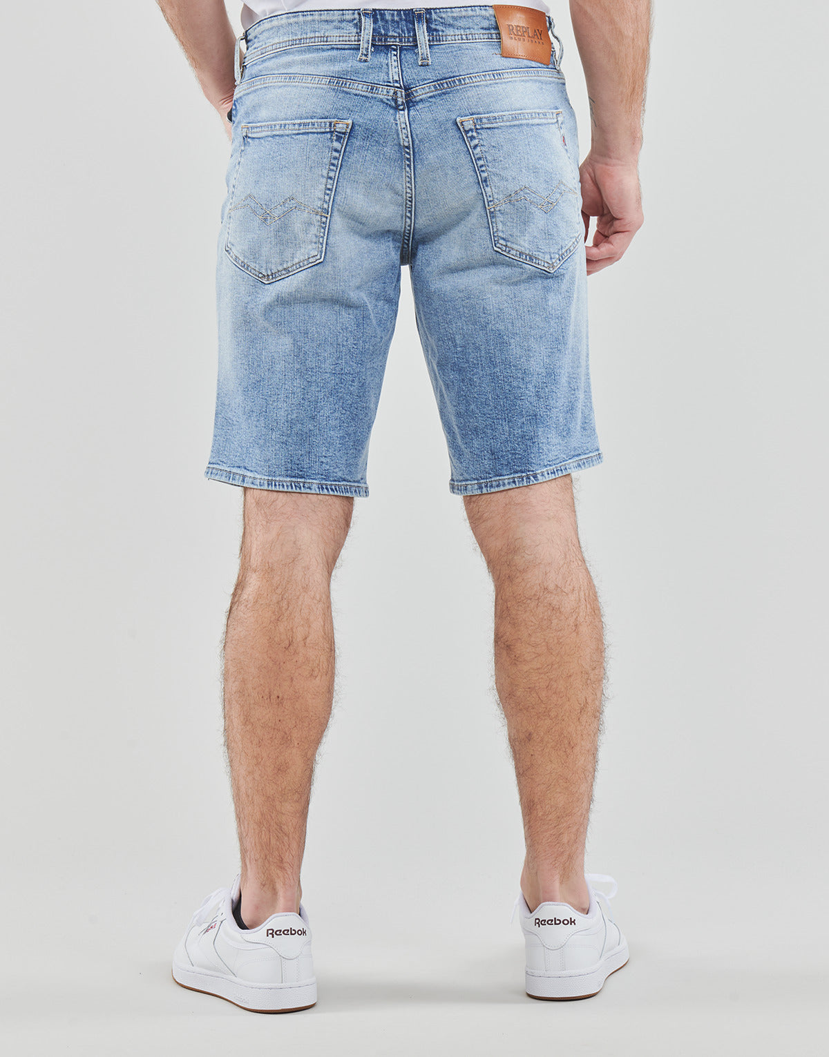 Pantaloni corti Uomo Replay  GROVER SHORT  Blu