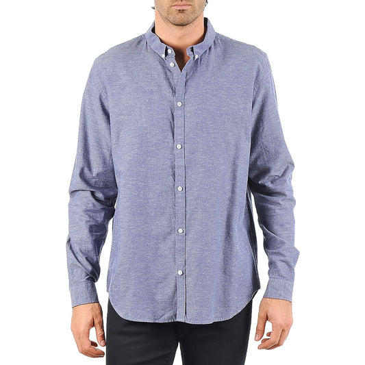 Camicia a maniche lunghe Uomo Cheap Monday  DAMON BD SHIRT  Blu