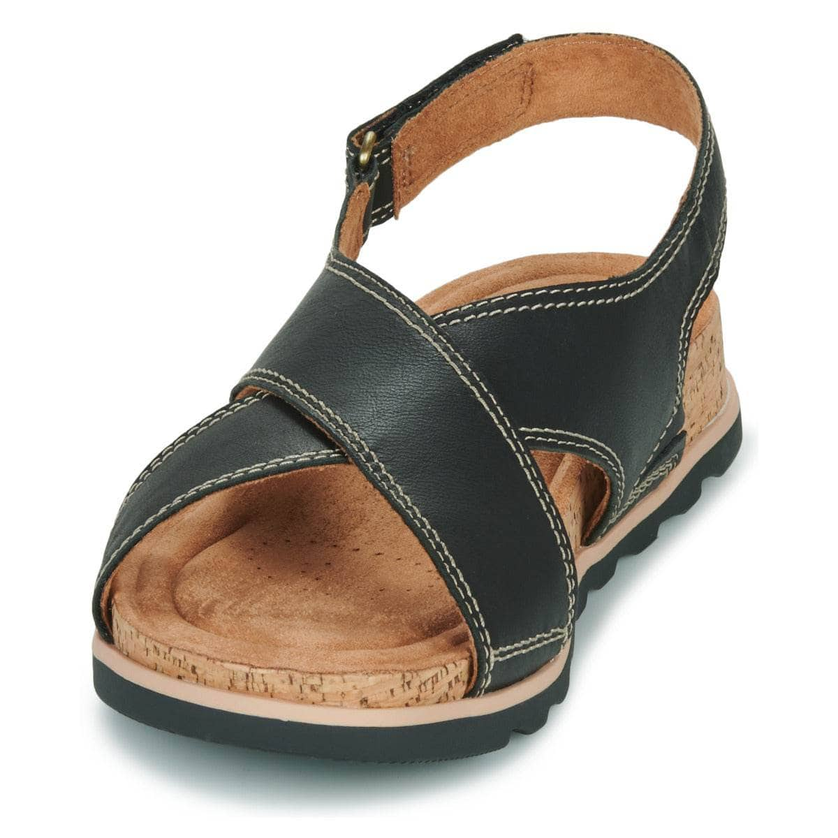 Sandali Donna Clarks  YACHT CROSS  Nero