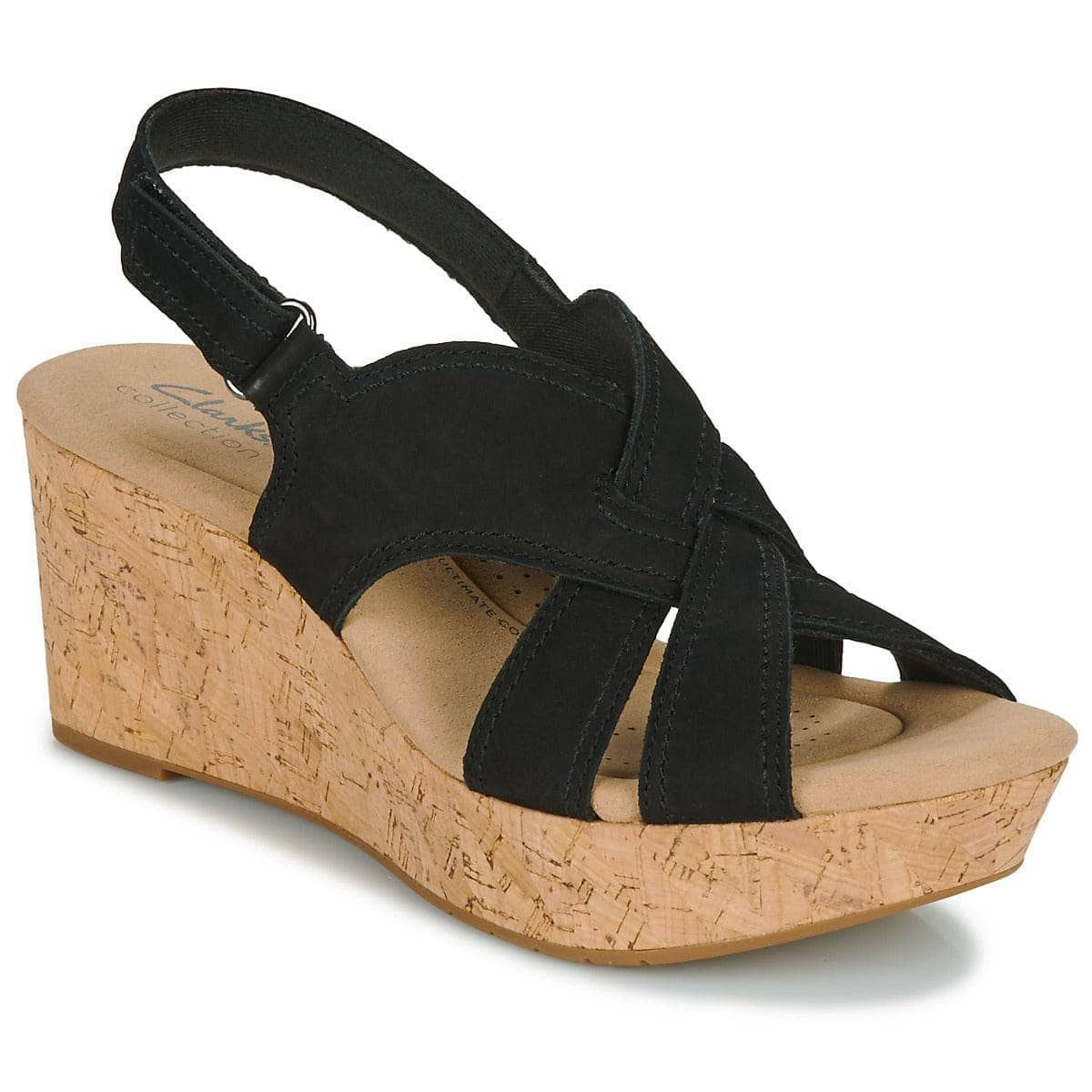 Sandali Donna Clarks  ROSE ERIN  Nero