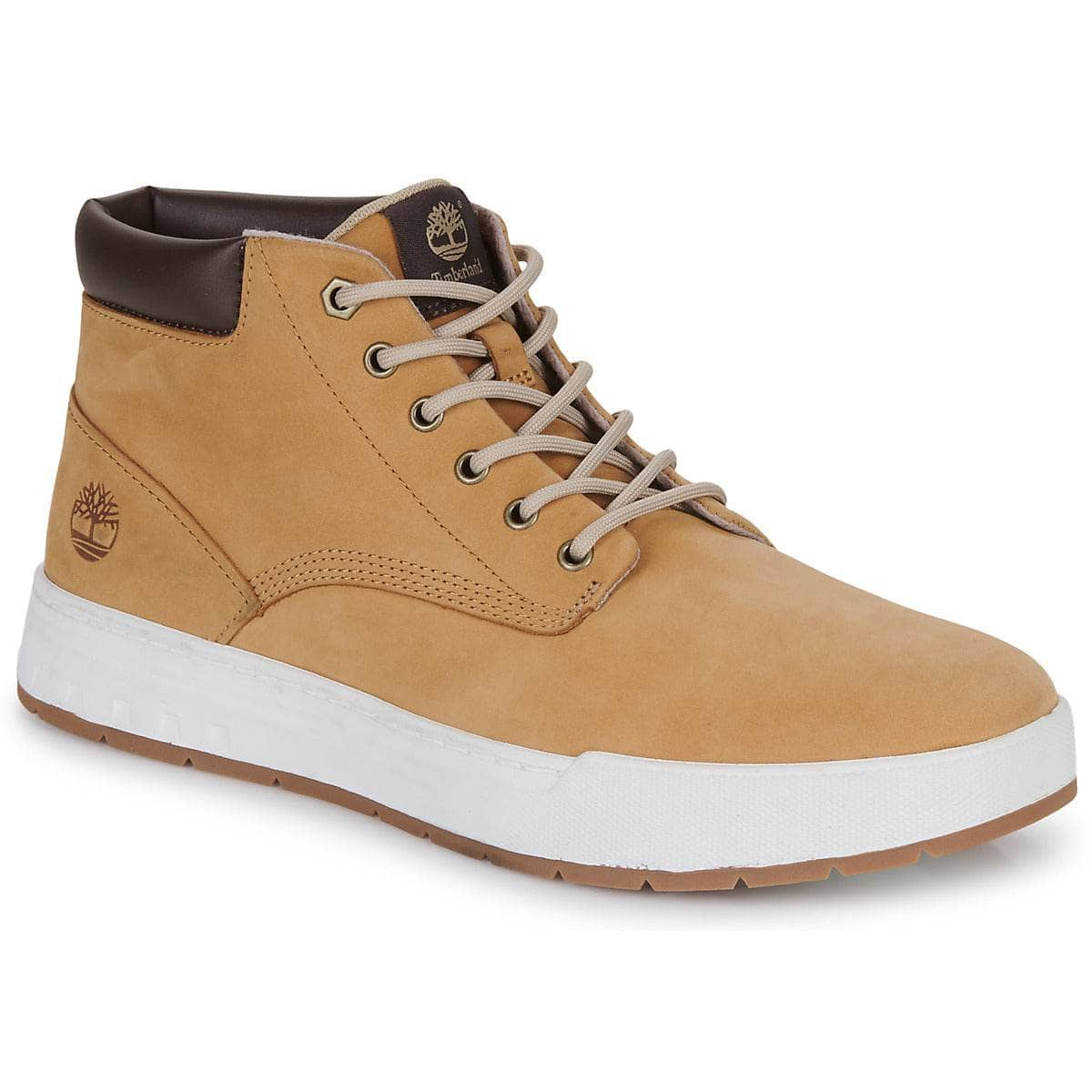 Sneakers alte Uomo Timberland  MAPLE GROVE LTHR CHK  Marrone