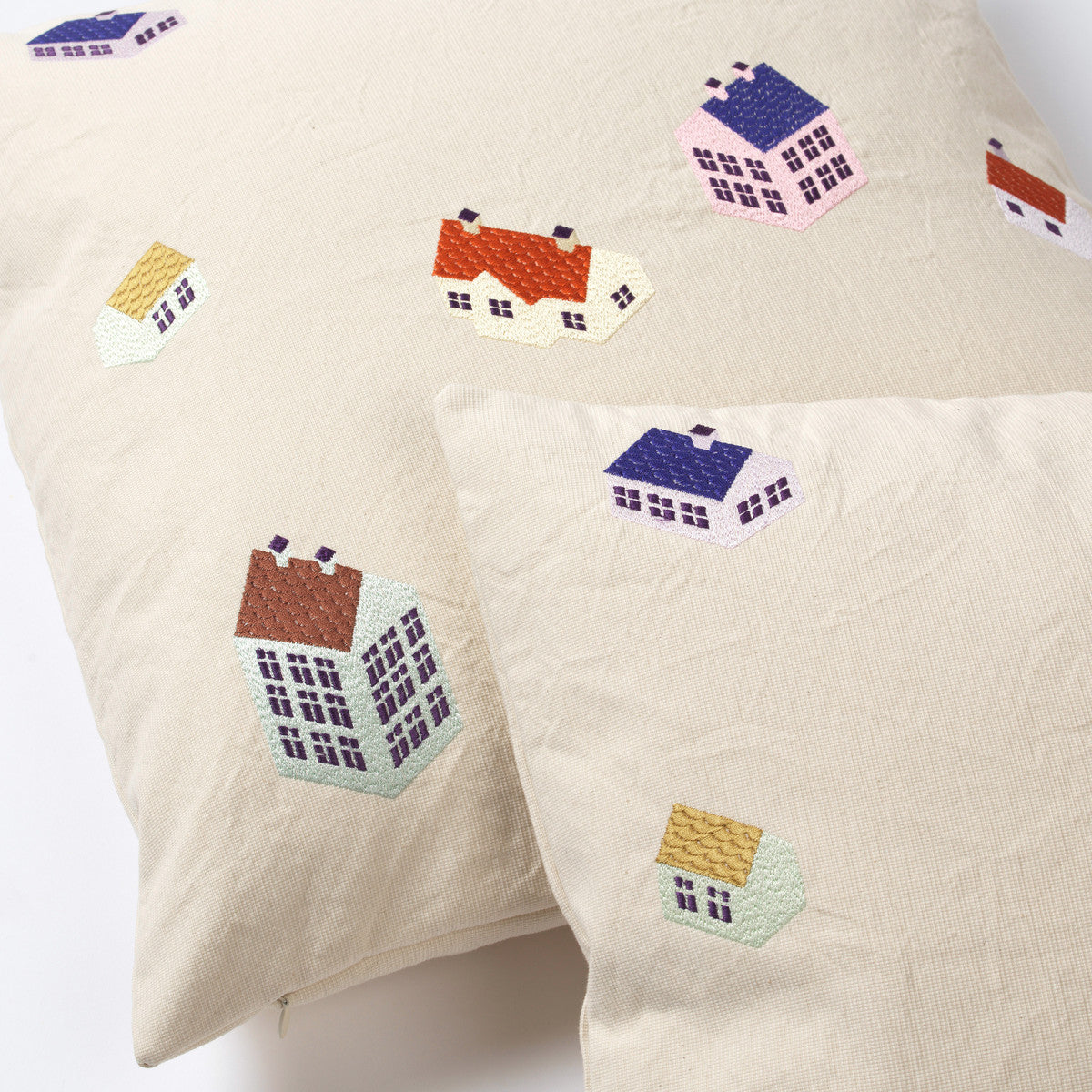 Decorazioni natalizie  Broste Copenhagen  CUSHION COVER 'HOUSE' COTTON  Bianco