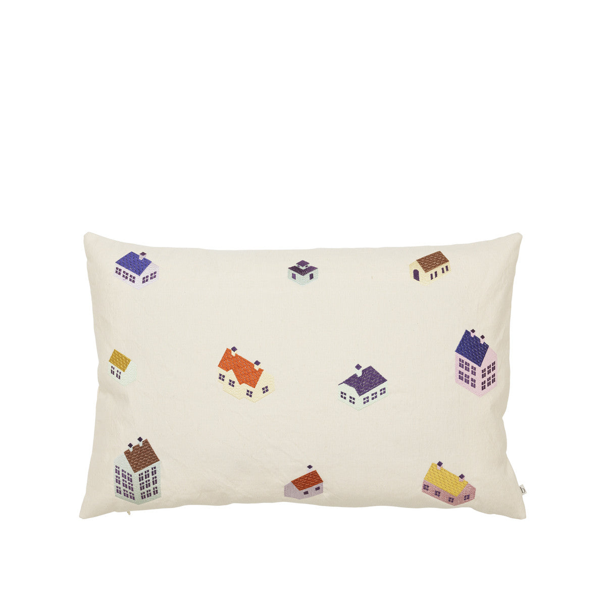 Decorazioni natalizie  Broste Copenhagen  CUSHION COVER 'HOUSE' COTTON  Bianco