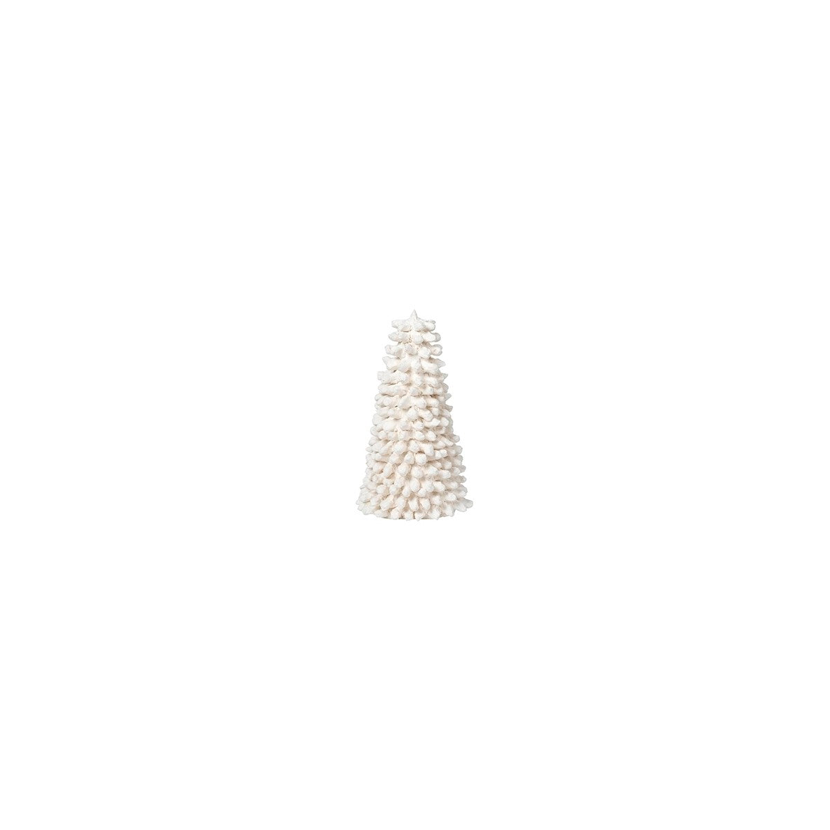 Decorazioni natalizie  Broste Copenhagen  SAPIN 'PULP' COTON  Bianco