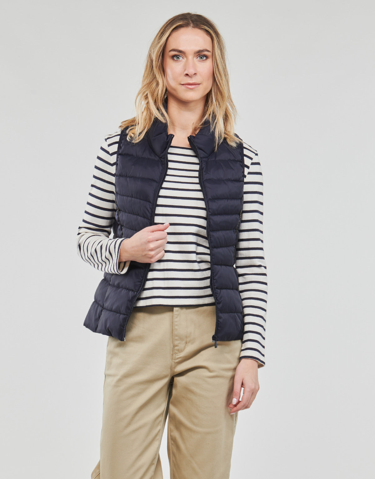 Piumino Donna Only  ONLNEWCLAIRE QUILTED WAISTCOAT  Marine