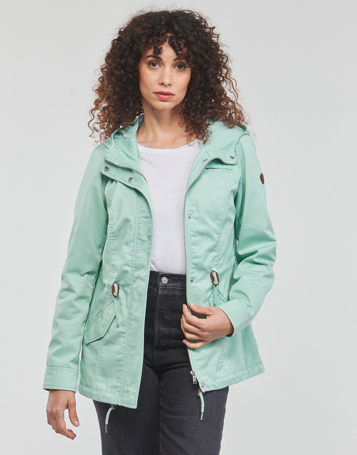 Parka Donna Only  ONLLORCA 2023 CANVAS PARKA CC  Verde