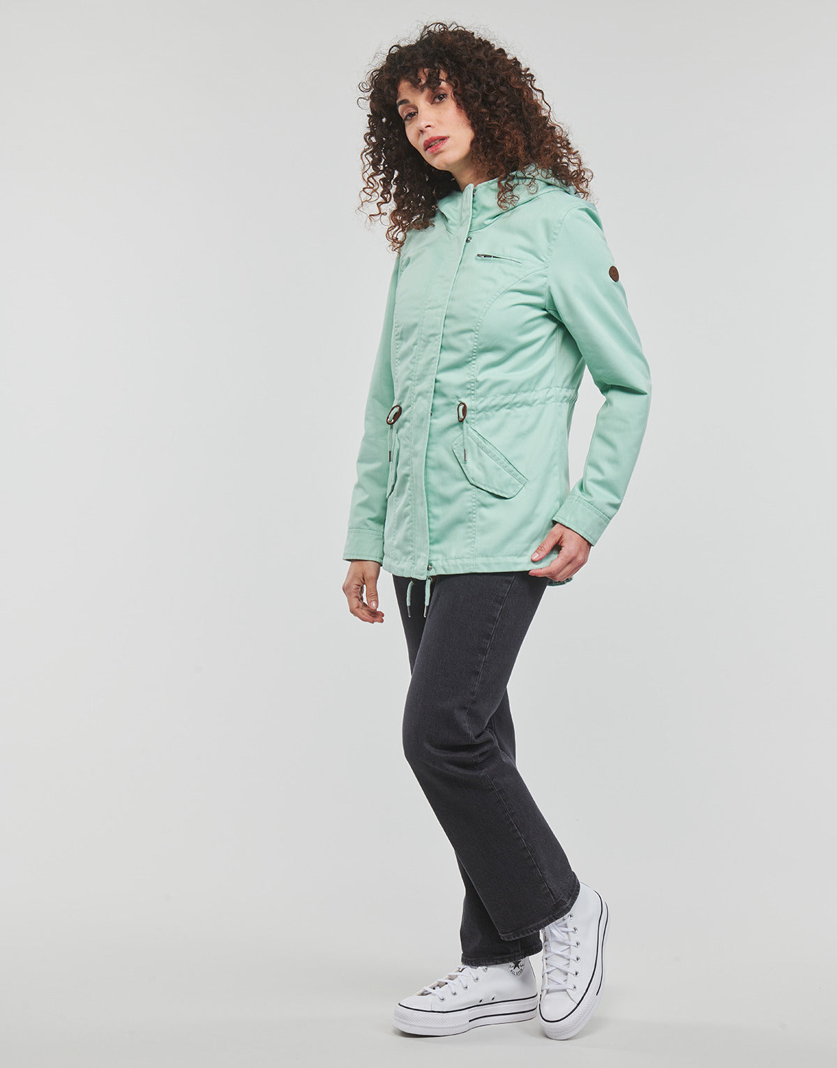 Parka Donna Only  ONLLORCA 2023 CANVAS PARKA CC  Verde