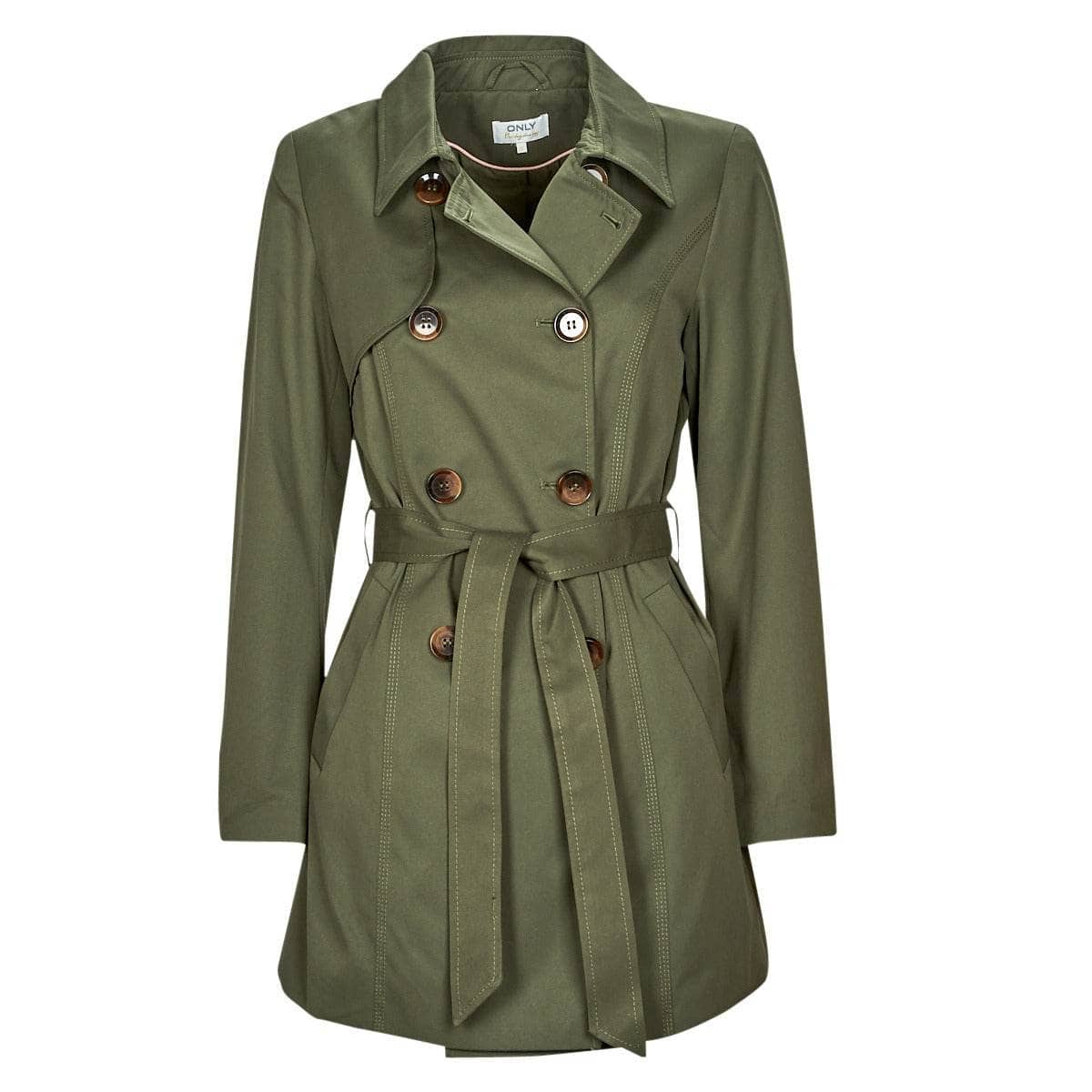 Trench Donna Only  ONLVALERIE TRENCHCOAT  Kaki