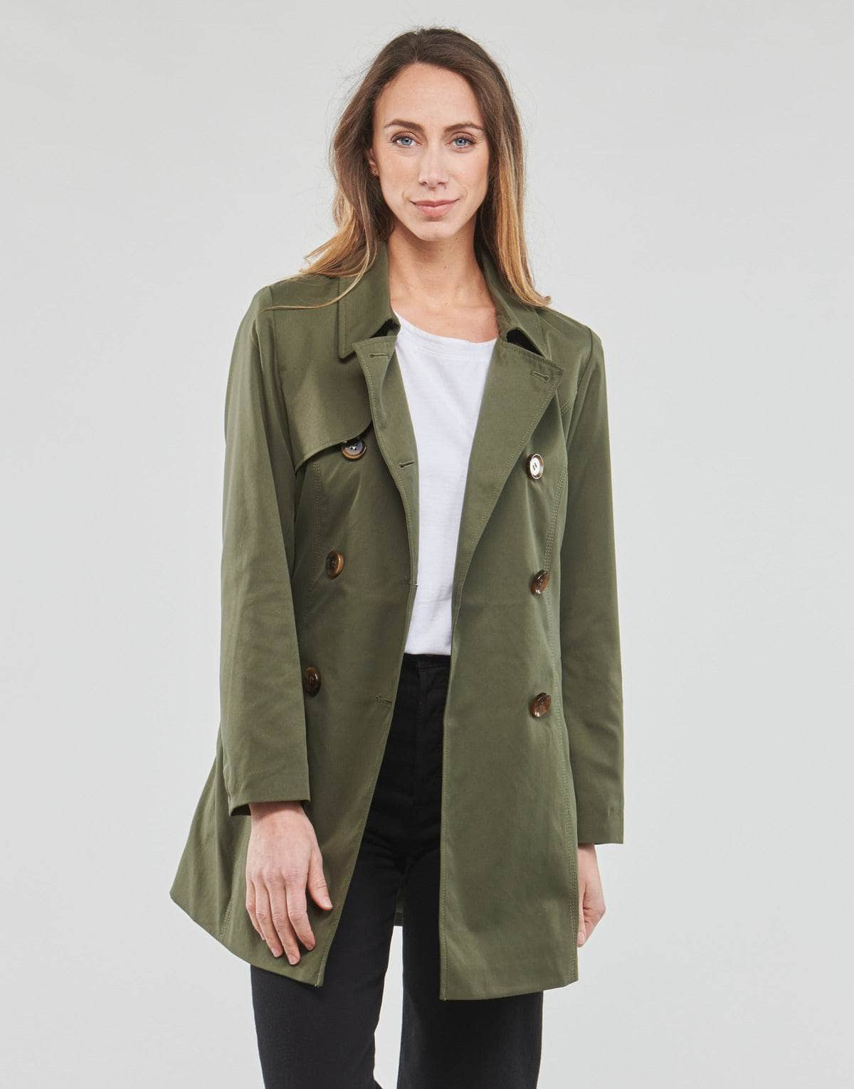 Trench Donna Only  ONLVALERIE TRENCHCOAT  Kaki