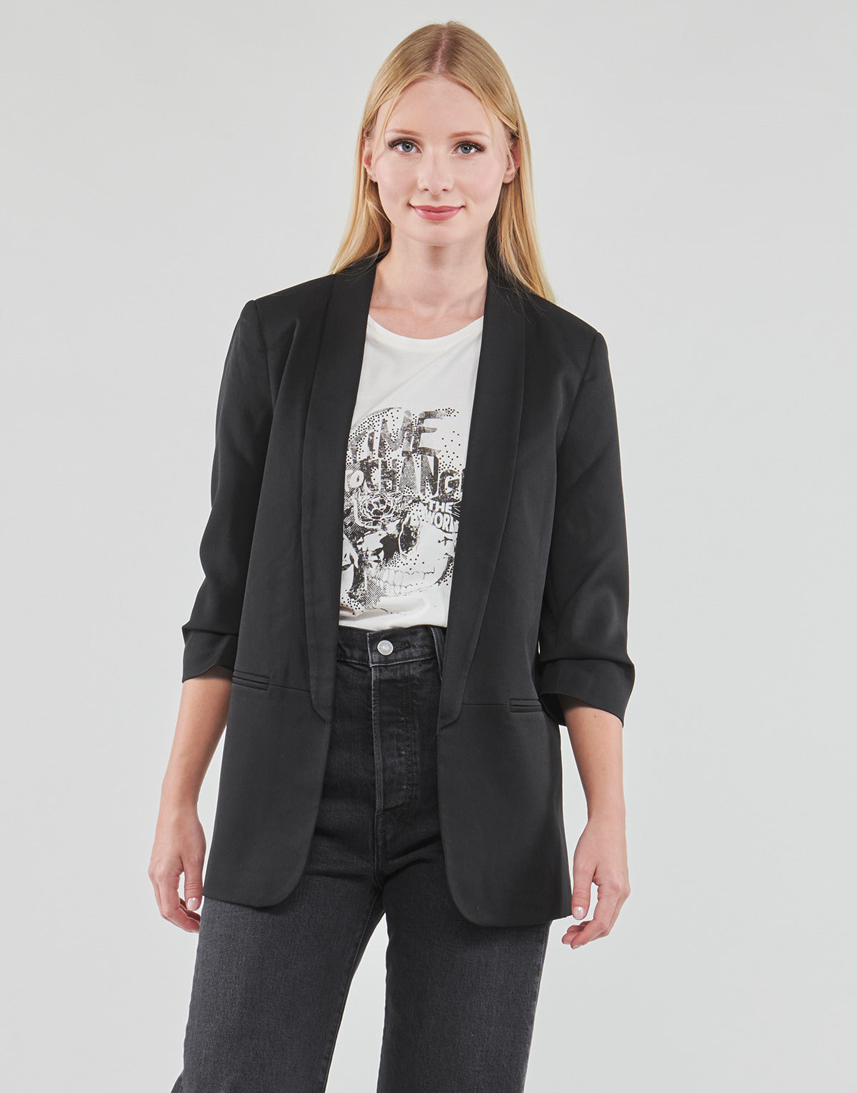 Giacca Donna Only  ONLELLY 3/4 LIFE BLAZER TLR  Nero