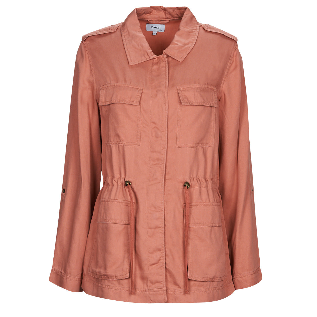 Parka Donna Only  ONLKENYA LIFE UTILITY JACKET CC  Rosa