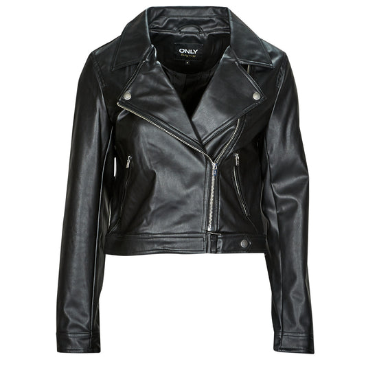 Giacca in pelle Donna Only  ONLBEST FAUX LEATHER BIKER  Nero