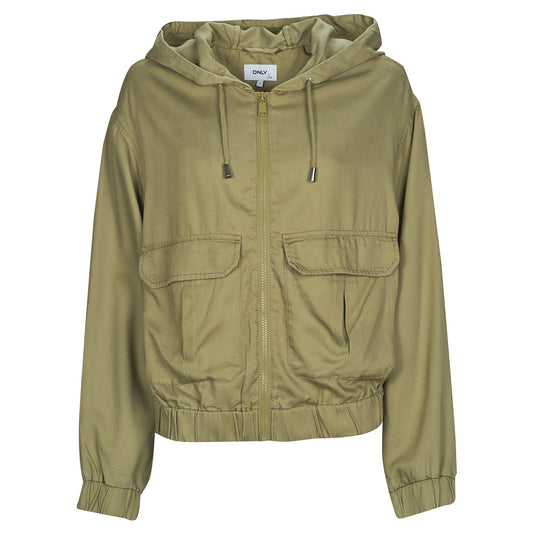 Giubbotto Donna Only  ONLKENYA LIFE UTILITY HOOD JACKET  Kaki