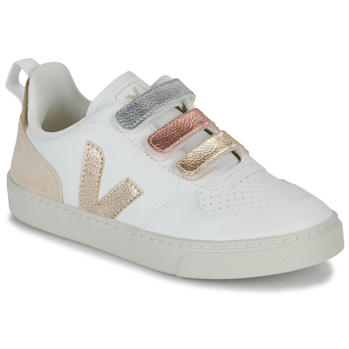 Scarpe bambini ragazza Veja  SMALL V-10  Bianco