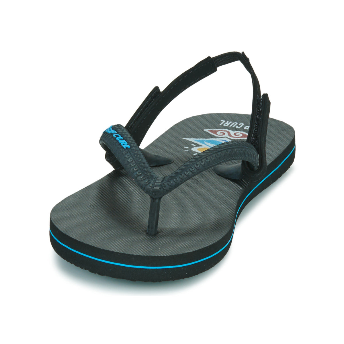 Infradito bambini ragazzo Rip Curl  ICON OPEN TOE - BOY  Nero