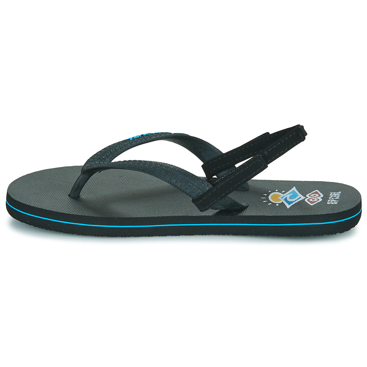 Infradito bambini ragazzo Rip Curl  ICON OPEN TOE - BOY  Nero