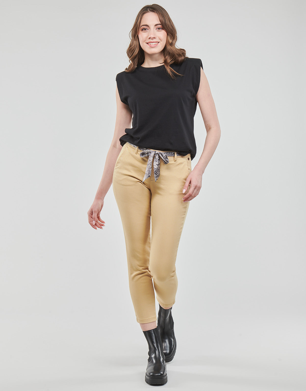 Pantalone Chino Donna Freeman T.Porter  CLAUDIA FELICITA  Beige