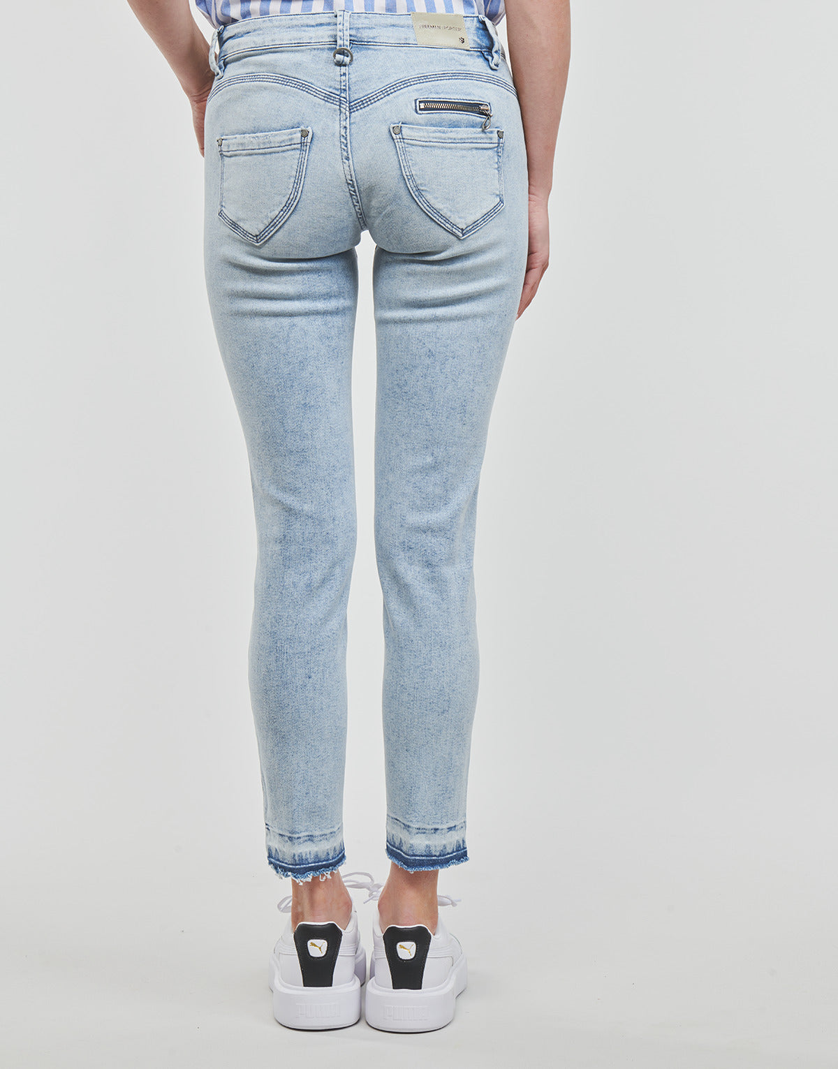 Jeans Slim Donna Freeman T.Porter  ALEXA CROPPED S-SDM  Blu