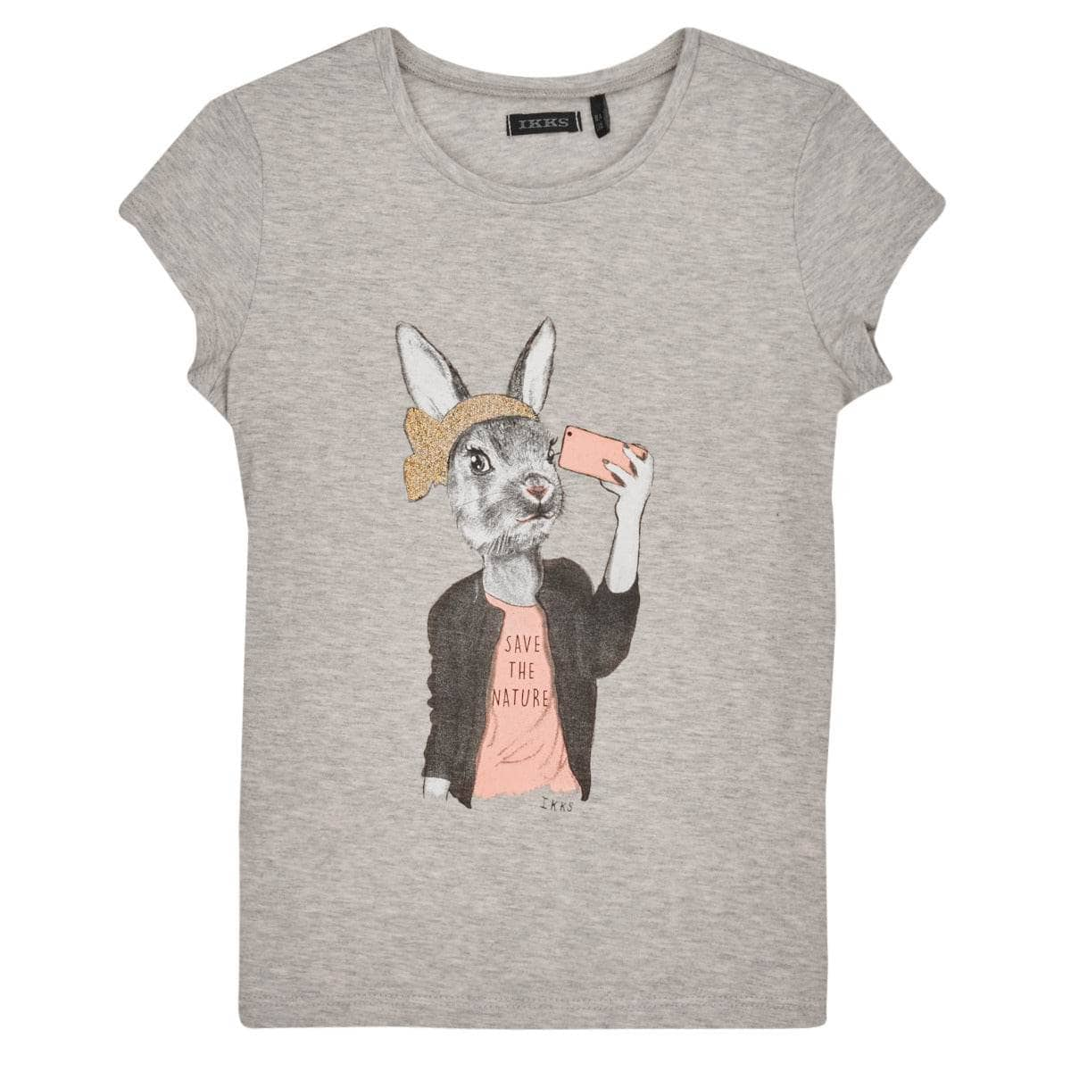 T-shirt ragazza Ikks  XW10432  Grigio