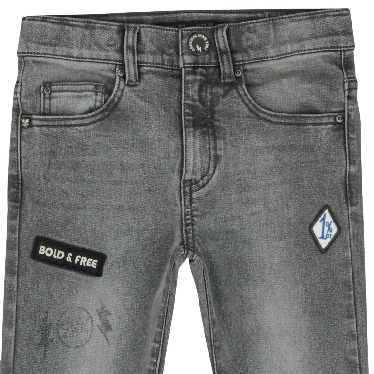 Jeans Slim ragazzo Ikks  XW29023  Grigio