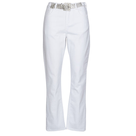 Jeans Donna Liu Jo  PANT STRAIGHT FIT  Bianco