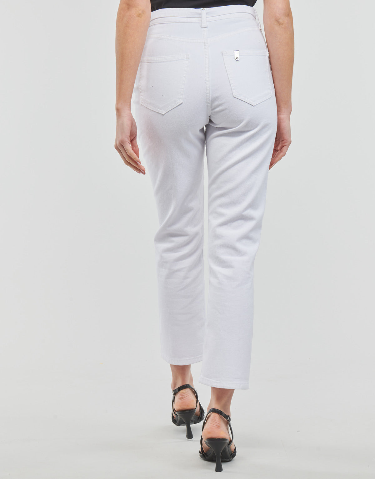 Jeans Donna Liu Jo  PANT STRAIGHT FIT  Bianco