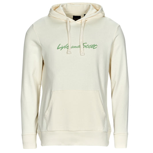 Felpa Uomo Lyle & Scott  EMBROIDERED LOGO HOODIE  Bianco