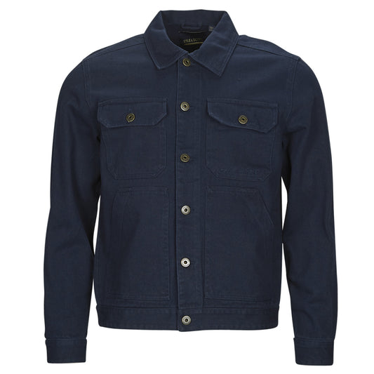 Giubbotto Uomo Lyle & Scott  TRUCKER JACKET  Marine