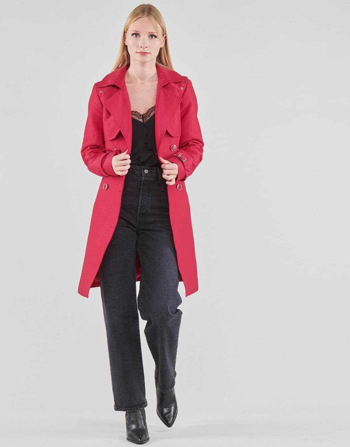 Trench Donna Morgan  GIKAEL  Rosso