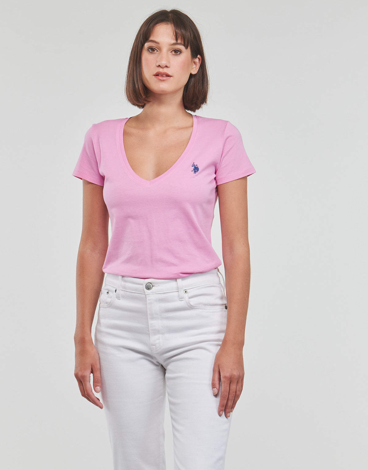 T-shirt Donna U.S Polo Assn.  BELL  Rosa