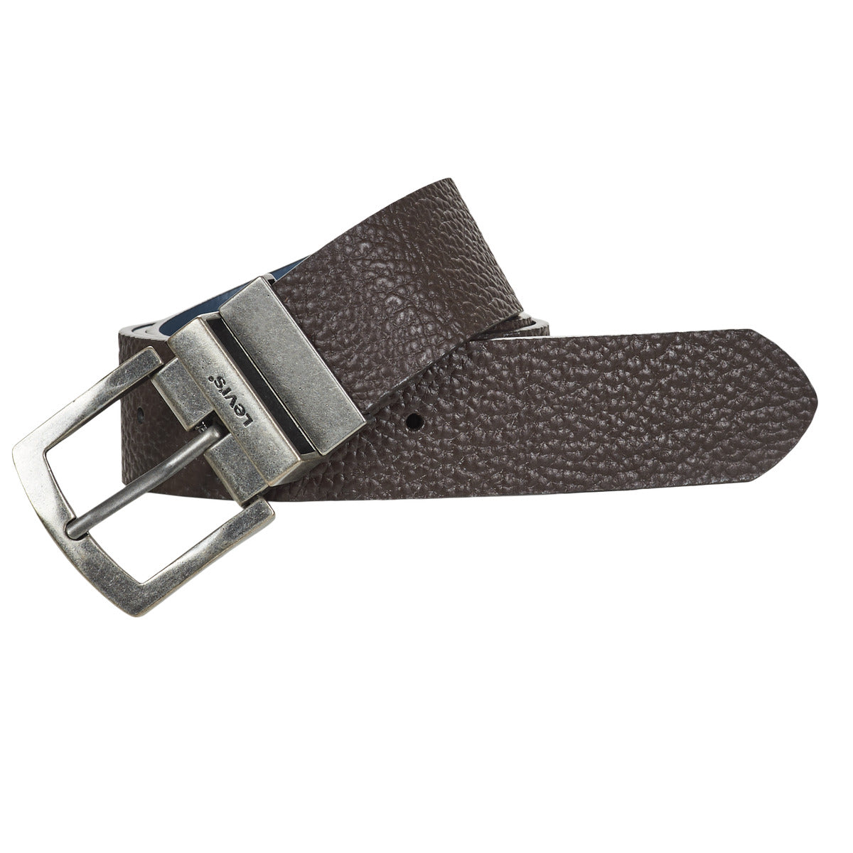 Cintura Uomo Levis  ANGLED BUCKLE REVERSIBLE  Marrone