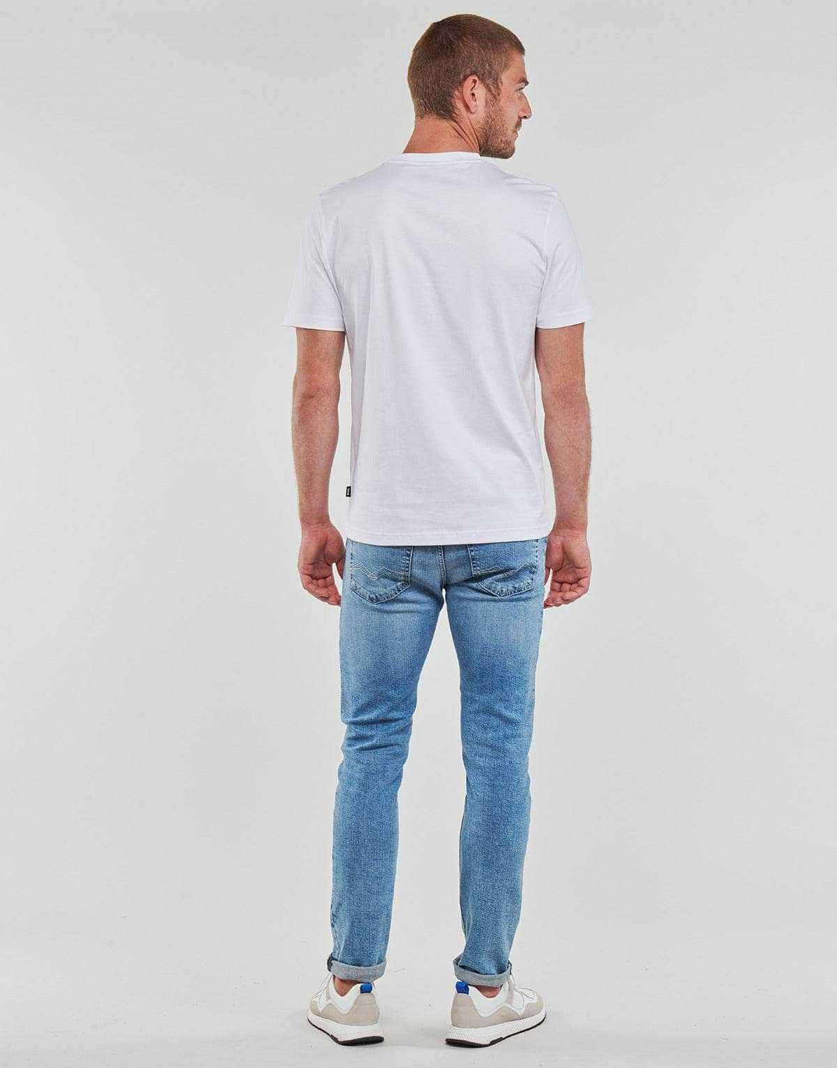 T-shirt Uomo BOSS  Tiburt 346  Bianco