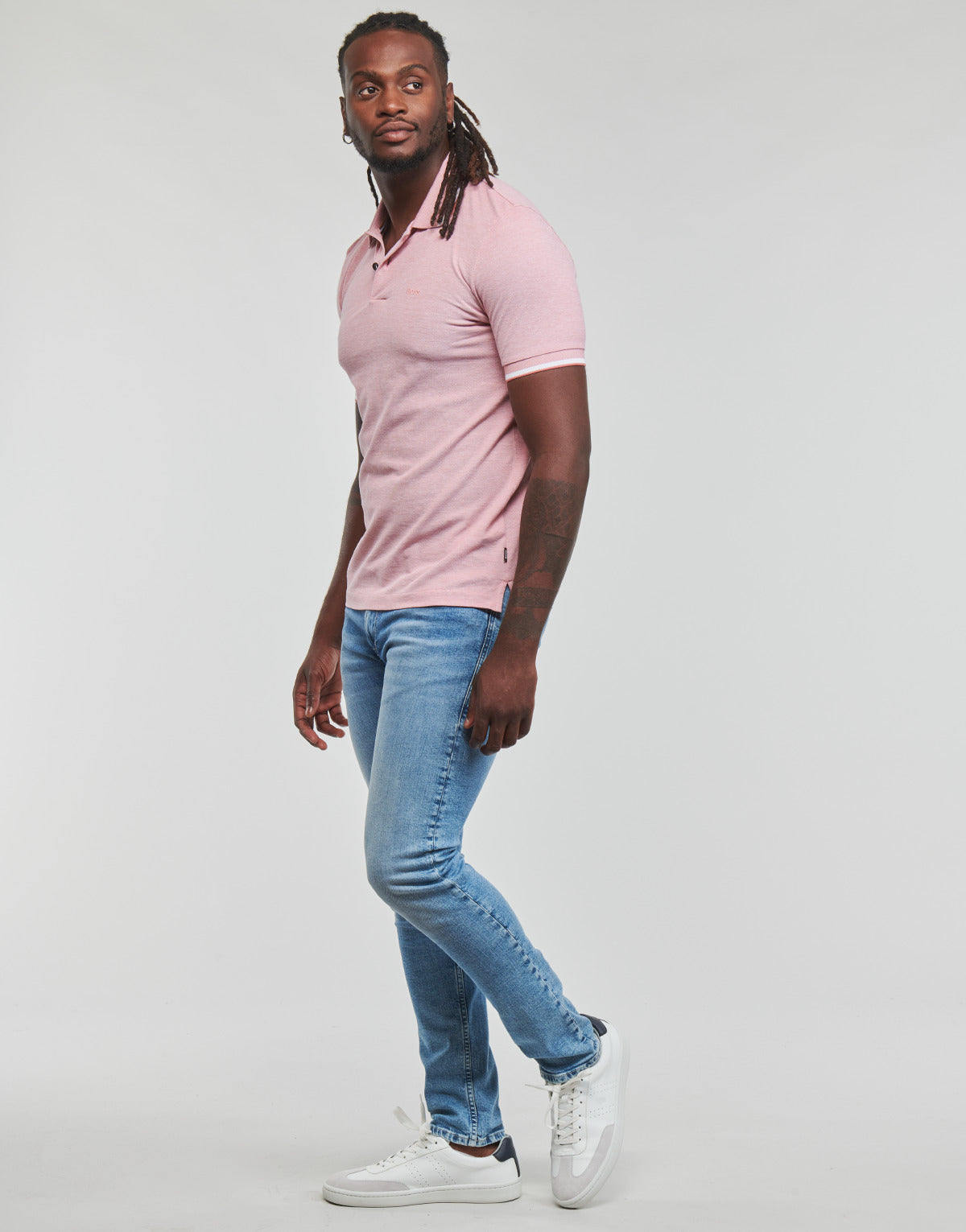 Polo Uomo BOSS  Parlay 183  Rosa