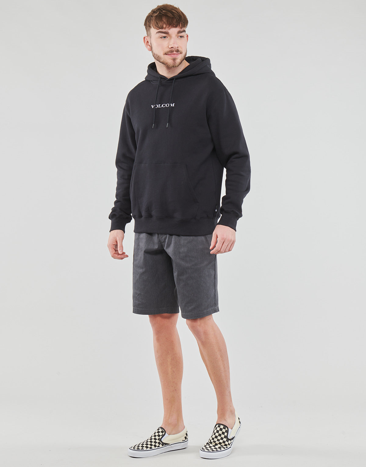 Felpa Uomo Volcom  VOLCOM STONE PO FLEECE  Nero