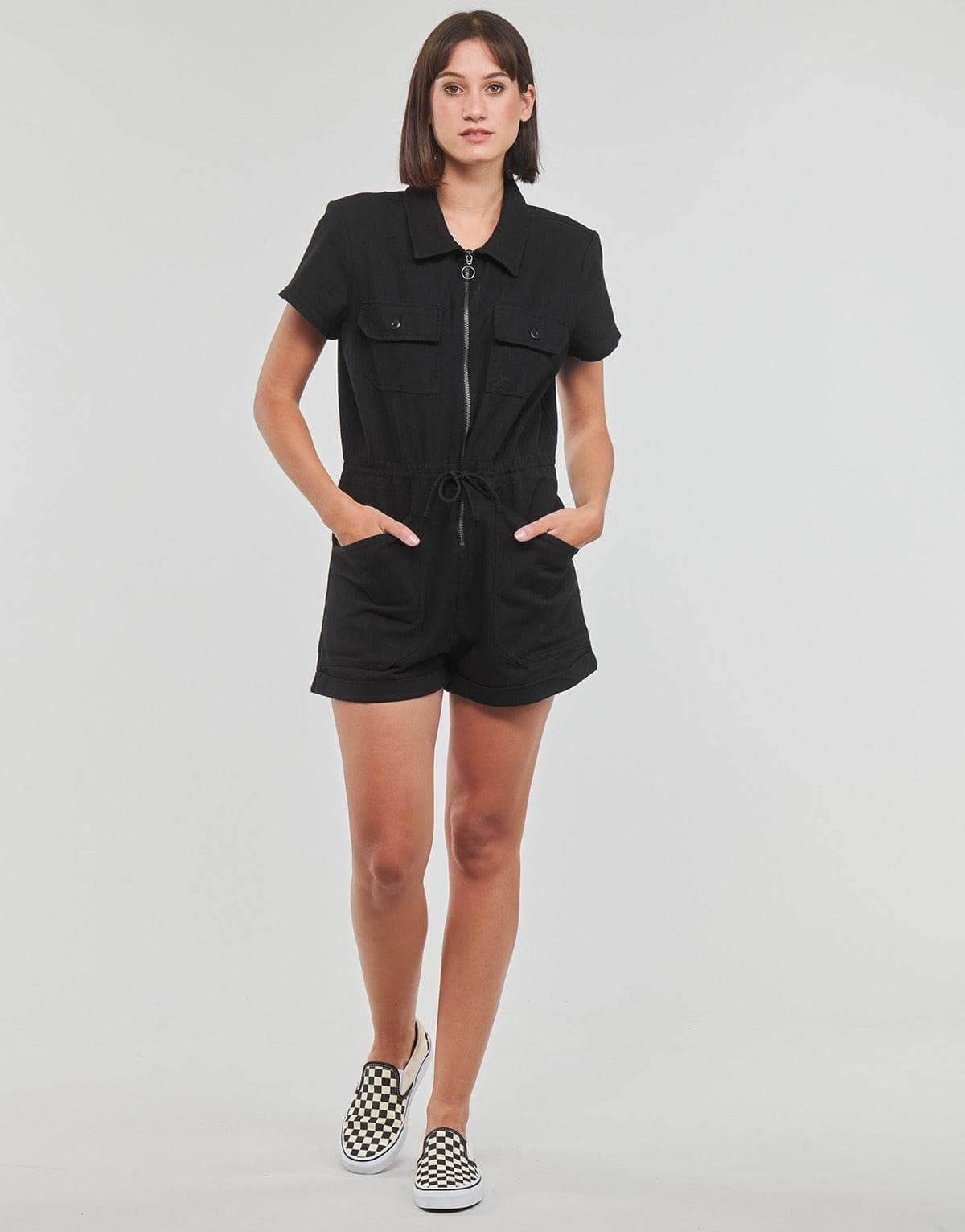 Tute / Jumpsuit Donna Volcom  WHEELFRITE ROMPER  Nero