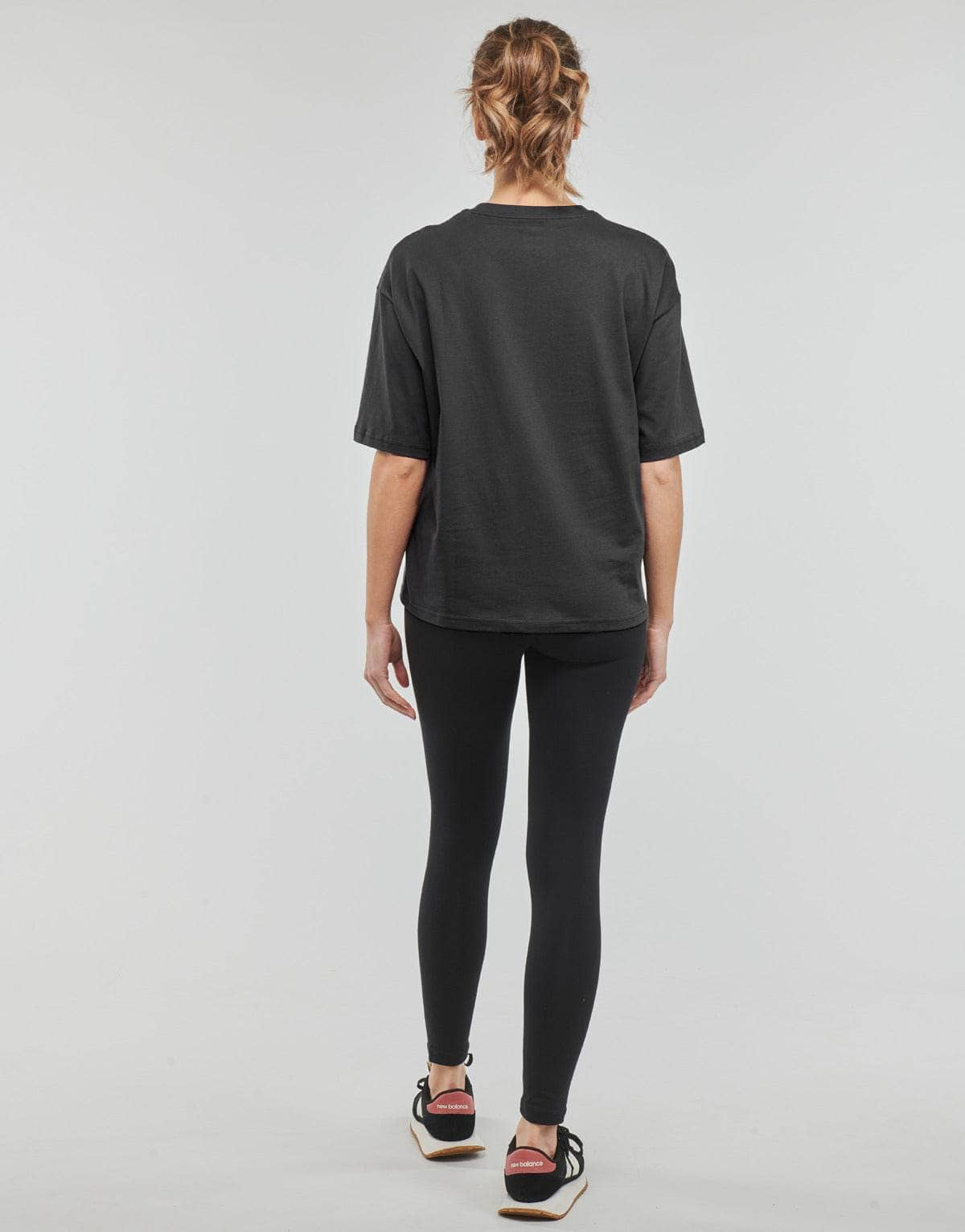 T-shirt Donna New Balance  Athletics 1/4 Zip  Nero